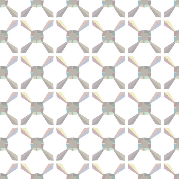 Geometrisches Ornamentales Vektormuster Nahtlose Design Textur — Stockvektor