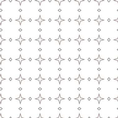 Geometrik süslemeli vektör deseni. Kusursuz tasarım dokusu 