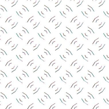 Geometrik süslemeli vektör deseni. Kusursuz tasarım dokusu 