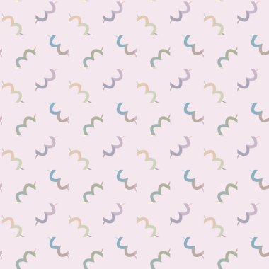 Geometrik süslemeli vektör deseni. Kusursuz tasarım dokusu