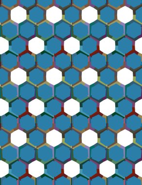 Geometrik süslemeli vektör deseni. Kusursuz tasarım dokusu 
