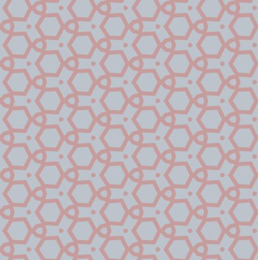 Geometrik süslemeli vektör deseni. Kusursuz tasarım dokusu