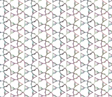 Geometrik süslemeli vektör deseni. Kusursuz tasarım dokusu 