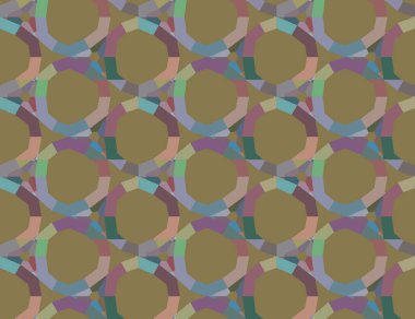 Geometrik süslemeli kusursuz desen. vektör illüstrasyonu