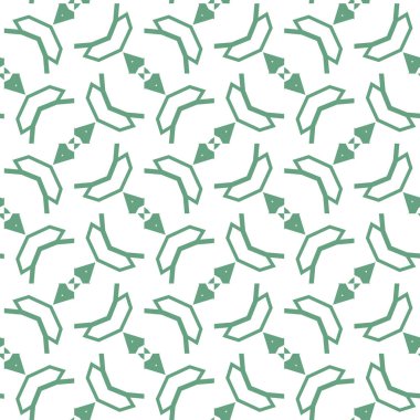 Geometrik süslemeli vektör deseni. Kusursuz tasarım dokusu 