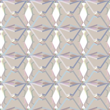 Geometrik süslemeli vektör deseni. Kusursuz tasarım dokusu 