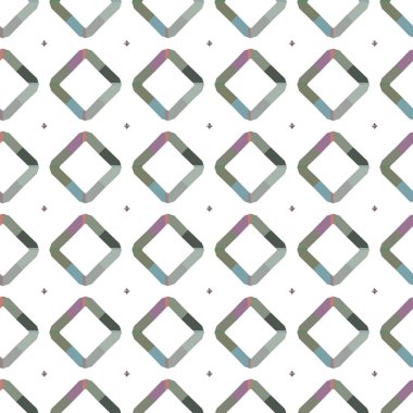 Geometrik süslemeli vektör deseni. Kusursuz tasarım dokusu 