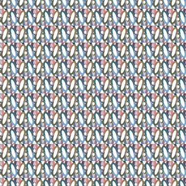 Geometrik süslemeli vektör deseni. Kusursuz tasarım dokusu 