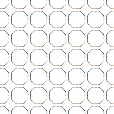 Geometrik süslemeli vektör deseni. Kusursuz tasarım dokusu 