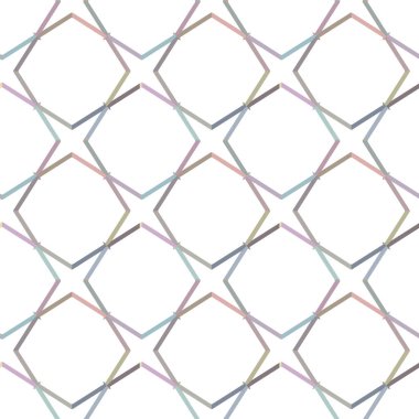 Geometrik süslemeli vektör deseni. Kusursuz tasarım dokusu 