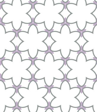 Geometrik süslemeli vektör deseni. Kusursuz tasarım dokusu 