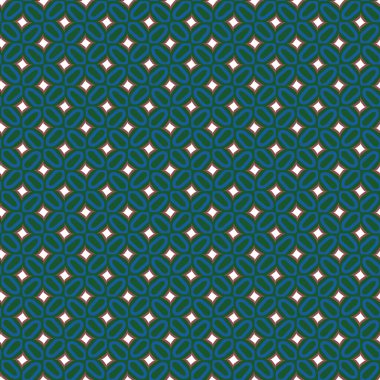 Geometrik süslemeli vektör deseni. Kusursuz tasarım dokusu