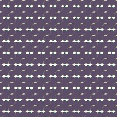Geometrik süslemeli vektör deseni. Kusursuz tasarım dokusu 