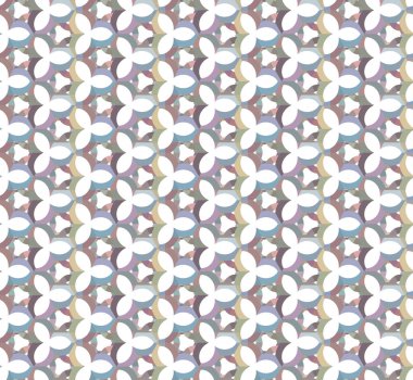 Geometrik süslemeli vektör deseni. Kusursuz tasarım dokusu 