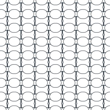 Geometrik süslemeli vektör deseni. Kusursuz tasarım dokusu