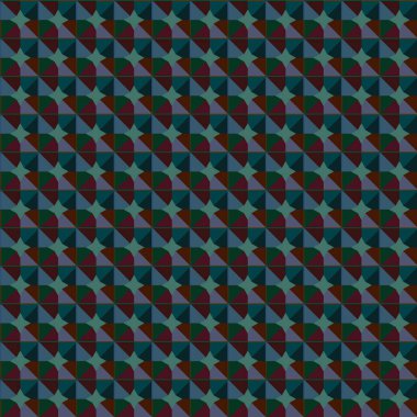 Geometrik süslemeli vektör deseni. Kusursuz tasarım dokusu