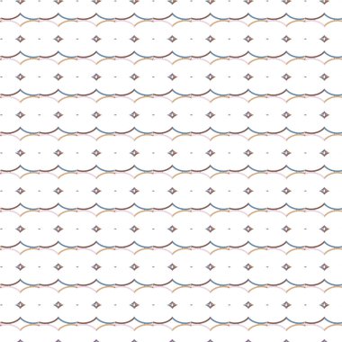 Geometrik süslemeli vektör deseni. Kusursuz tasarım dokusu 