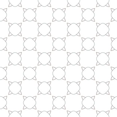 Geometrik süslemeli vektör deseni. Kusursuz tasarım dokusu 