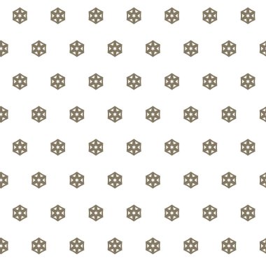 Geometrik süslemeli vektör deseni. Kusursuz tasarım dokusu 