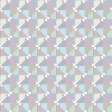 Geometrik süslemeli vektör deseni. Kusursuz tasarım dokusu