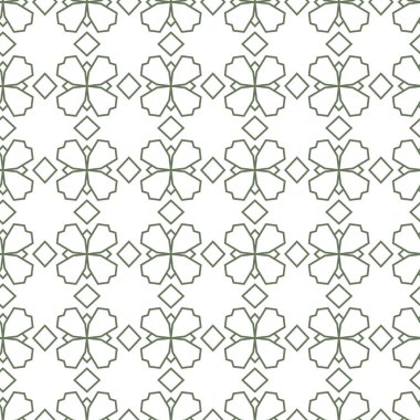 Geometrik süslemeli vektör deseni. Kusursuz tasarım dokusu 