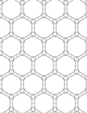 Geometrik süslemeli vektör deseni. Kusursuz tasarım dokusu 