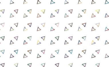 Geometrik süslemeli vektör deseni. Kusursuz tasarım dokusu 