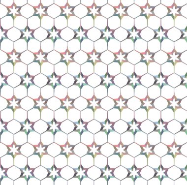 Geometrik süslemeli vektör deseni. Kusursuz tasarım dokusu