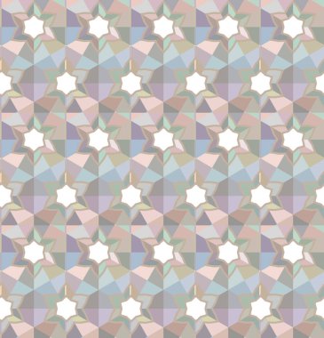 Geometrik süslemeli vektör deseni. Kusursuz tasarım dokusu 