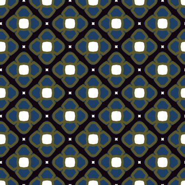 Geometrik süslemeli vektör deseni. Kusursuz tasarım dokusu 