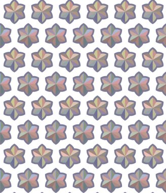 Geometrik süslemeli vektör deseni. Kusursuz tasarım dokusu 