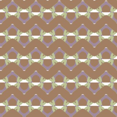 Geometrik süslemeli vektör deseni. Kusursuz tasarım dokusu 