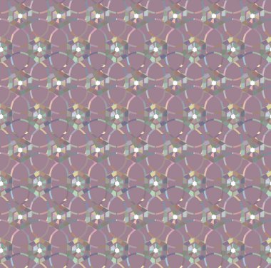 Geometrik süslemeli vektör deseni. Kusursuz tasarım dokusu 