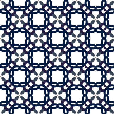 Geometrik süslemeli vektör deseni. Kusursuz tasarım dokusu 