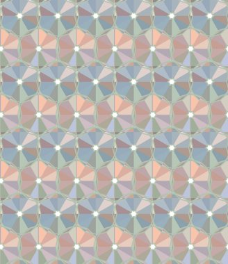 Geometrik süslemeli vektör deseni. Kusursuz tasarım dokusu 