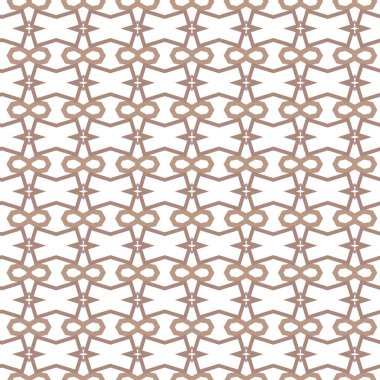 Geometrik süslemeli vektör deseni. Kusursuz tasarım dokusu 