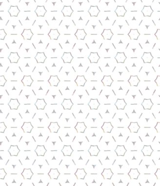 Geometrik süslemeli vektör deseni. Kusursuz tasarım dokusu