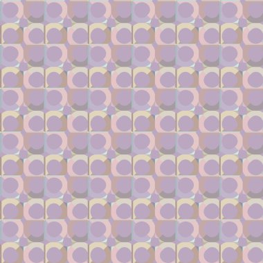 Geometrik süslemeli vektör deseni. Kusursuz tasarım dokusu 