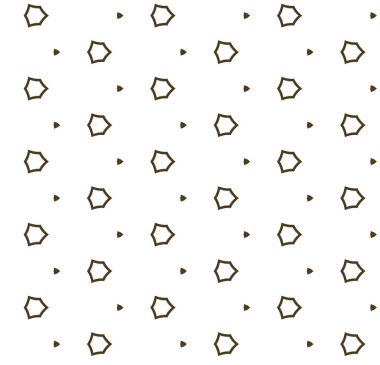 Geometrik süslemeli vektör deseni. Kusursuz tasarım dokusu
