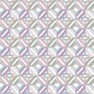 Geometrik süslemeli vektör deseni. Kusursuz tasarım dokusu 
