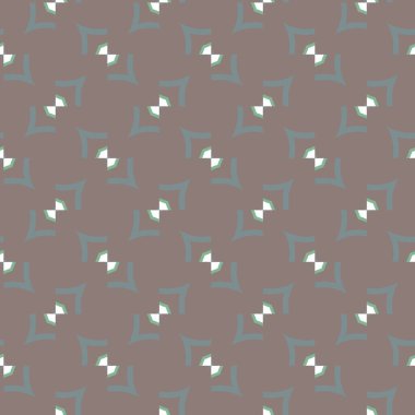 Geometrik süslemeli vektör deseni. Kusursuz tasarım dokusu