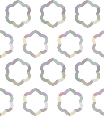 Geometrik süslemeli vektör deseni. Kusursuz tasarım dokusu
