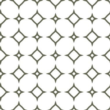 Geometrik süslemeli vektör deseni. Kusursuz tasarım dokusu
