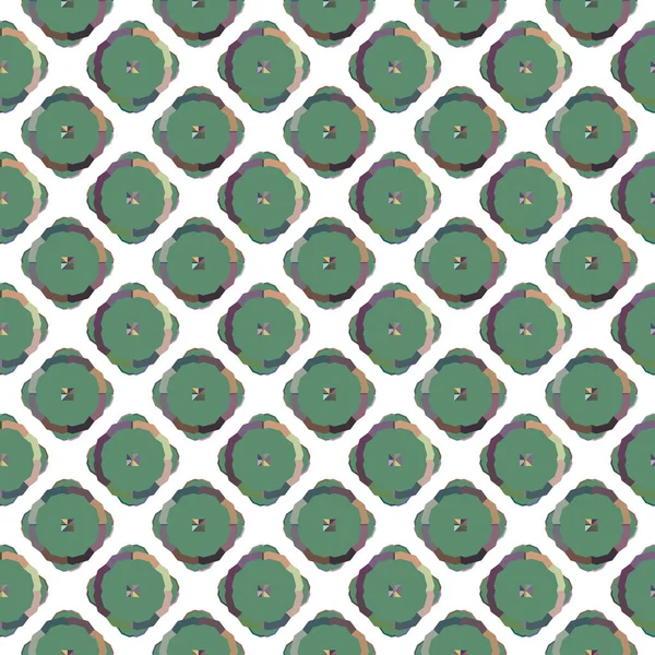 Geometric Ornamental Vector Pattern Seamless Design Texture — Stock Vector