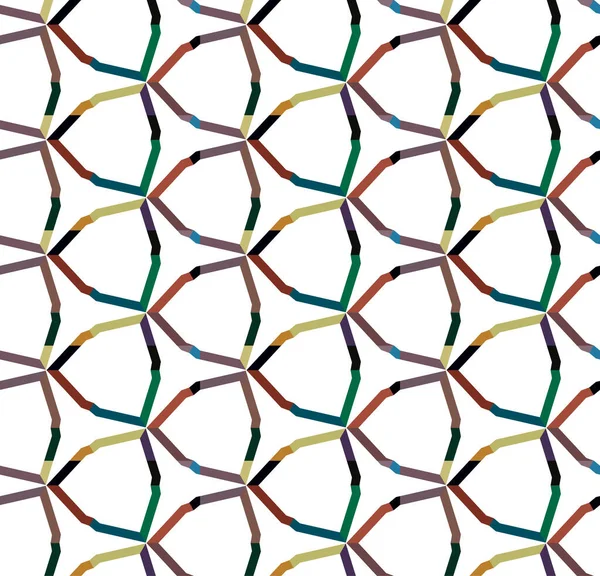 Patrón Vectorial Ornamental Geométrico Textura Diseño Sin Costuras — Archivo Imágenes Vectoriales