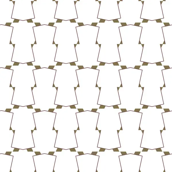 Geometrik süslemeli vektör deseni. Kusursuz tasarım dokusu 