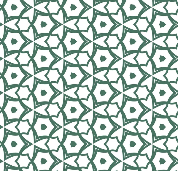 Geometrisches Ornamentales Vektormuster Nahtlose Design Textur — Stockvektor