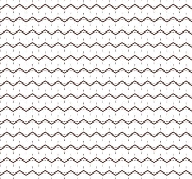 Geometrik süslemeli vektör deseni. Kusursuz tasarım dokusu 