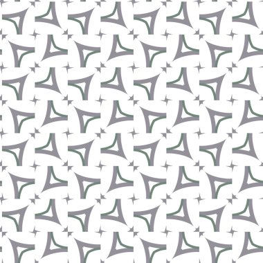 Geometrik süslemeli vektör deseni. Kusursuz tasarım dokusu