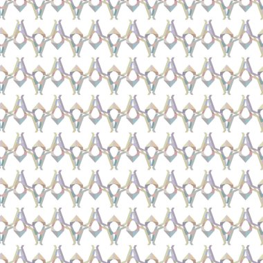 Geometrik süslemeli vektör deseni. Kusursuz tasarım dokusu 